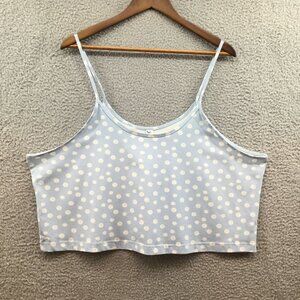 BP.‎ Daisy Print Tank Top Blue 4X